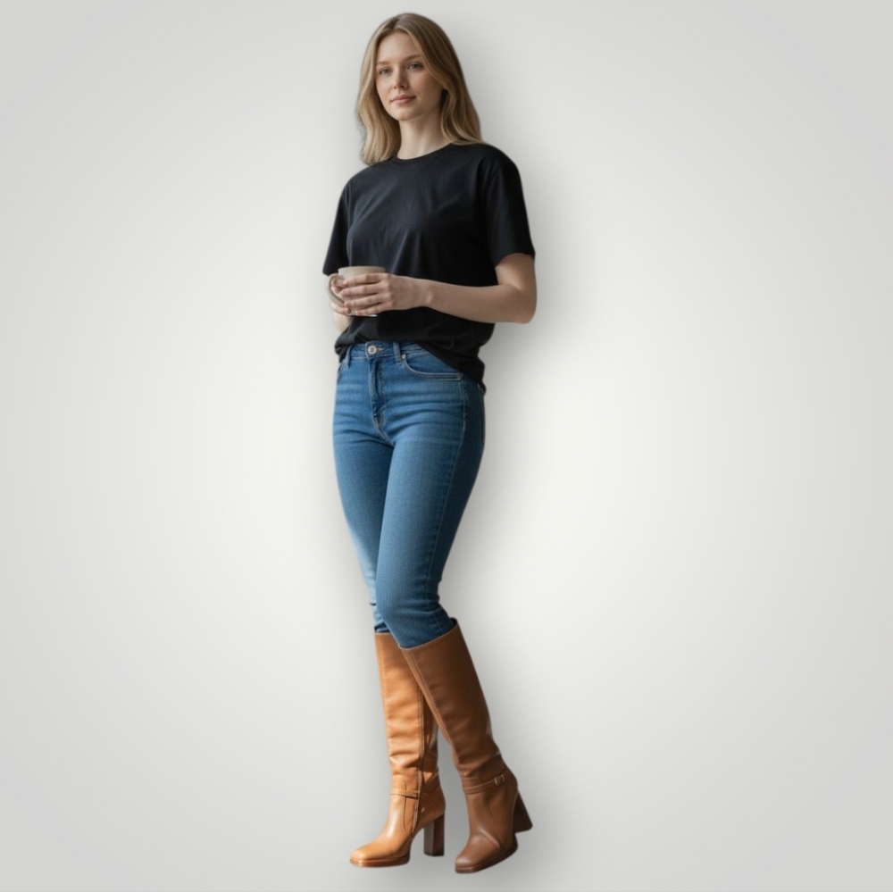 Jeffrey Campbell Tan Heeled Boots